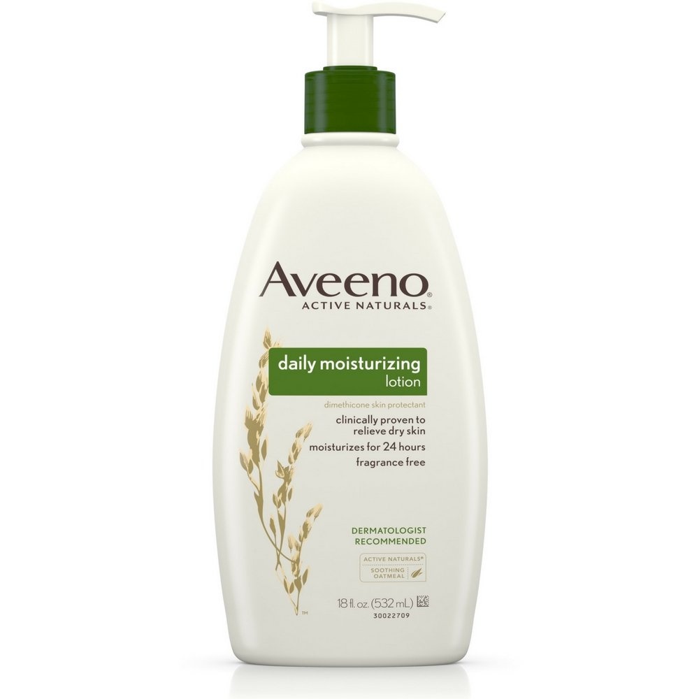 image:imageAveeno Daily Moisturizing Body Lotion with Soothing Prebiotic Oat Gentle Lotion Nourishes Dry Skin With Moisture Paraben Dye amp FragranceFree NonGreasy amp NonComedogenic 8 fl ozFragrance Free