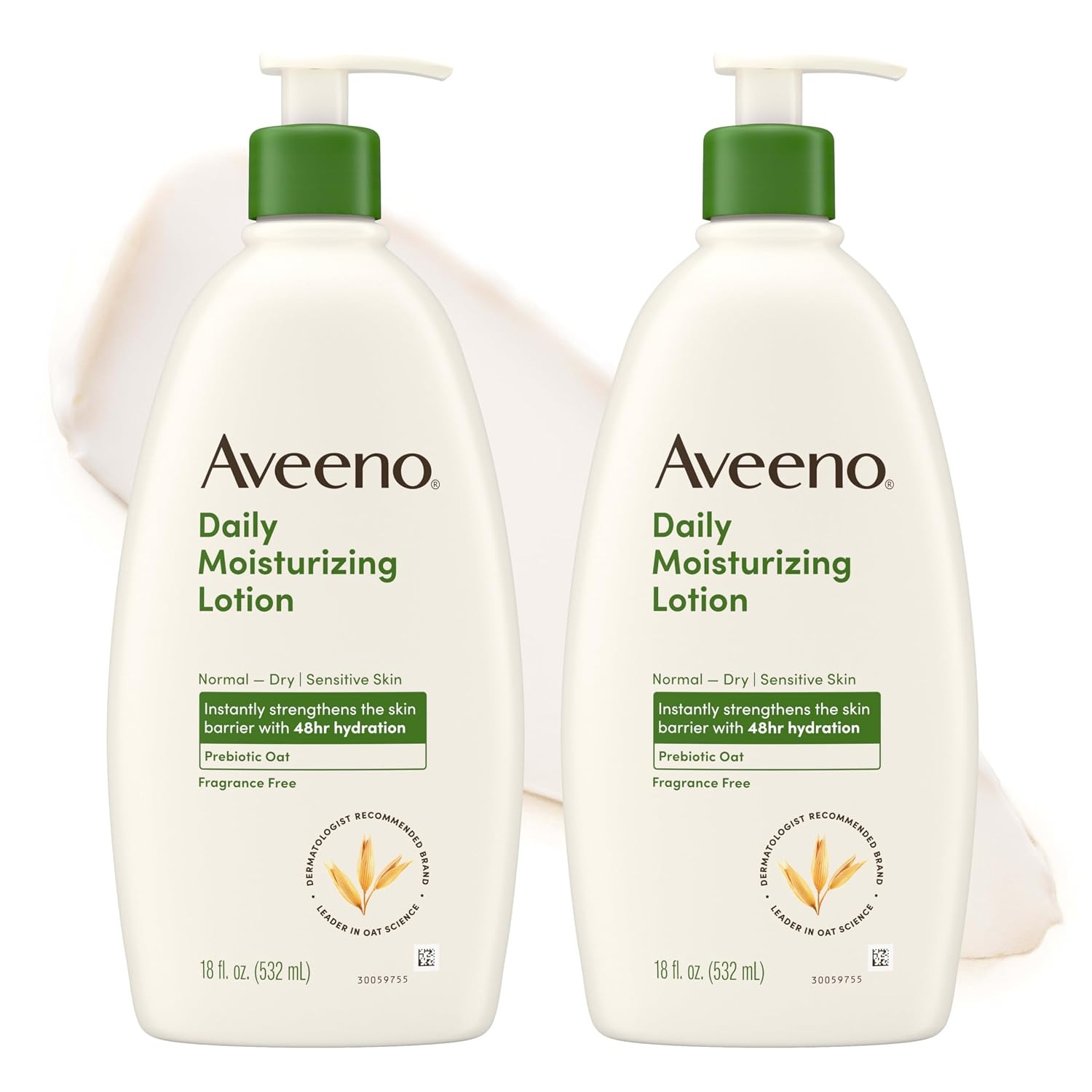 image:imageAveeno Daily Moisturizing Body Lotion with Soothing Prebiotic Oat Gentle Lotion Nourishes Dry Skin With Moisture Paraben Dye amp FragranceFree NonGreasy amp NonComedogenic 8 fl ozFragrance Free