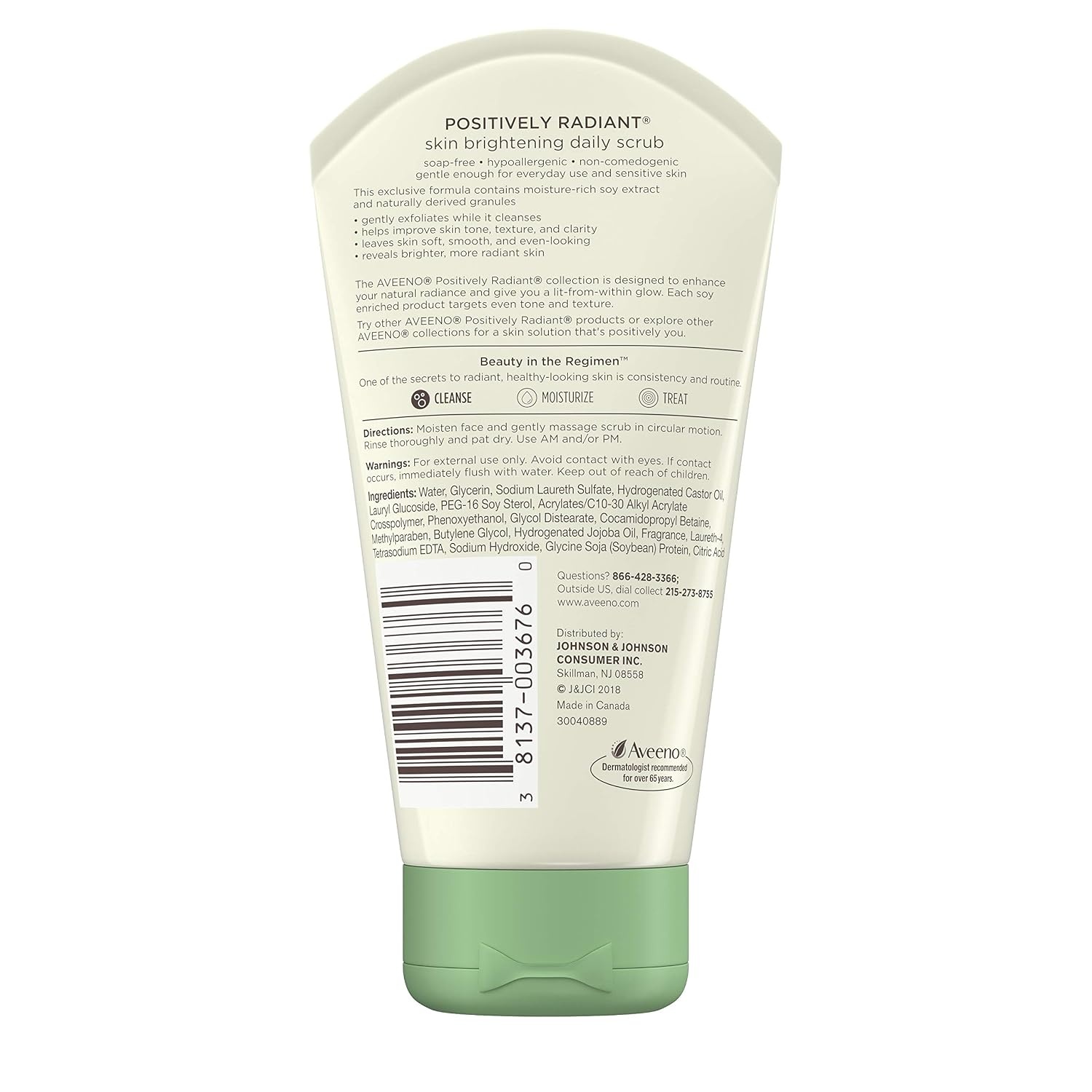 image:imageAveeno Positively Radiant Brightening Daily Scrub 5oz 2 PackAveeno natural scent