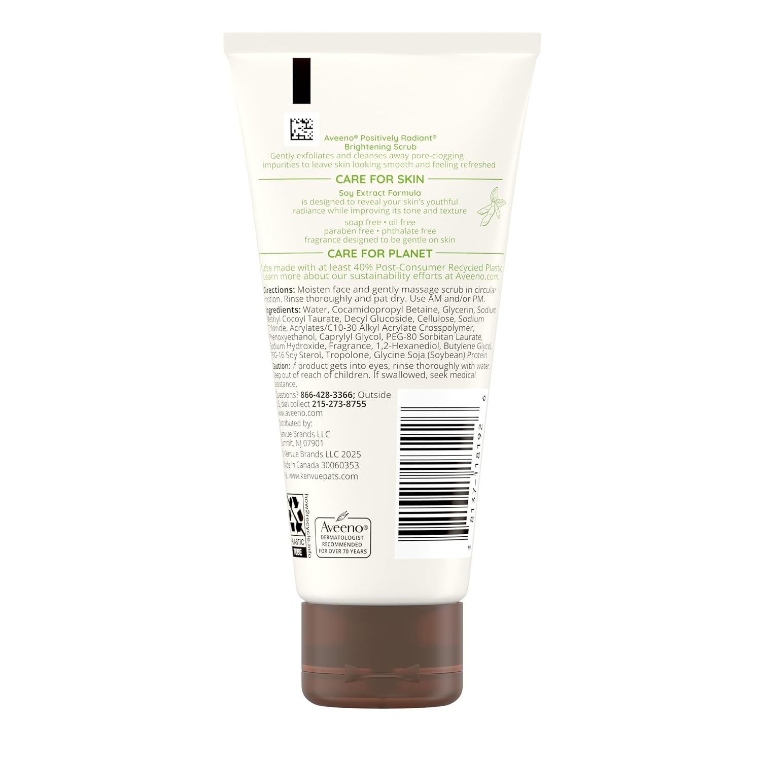 image:imageAveeno Positively Radiant Brightening Daily Scrub 5oz 2 PackLightly Scented